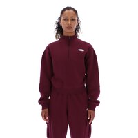 Reebok Women's AE BR Quarter Zip Fleece Long Sleeve