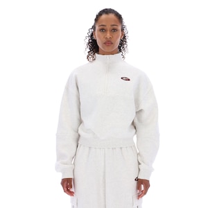 Reebok Women's AE BR Quarter Zip Fleece Long Sleeve