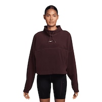 Nike Women's One Treefleece Polar Long Sleeve Top Front_Flat