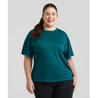 FWD Women's Drop Tail T Shirt Front_Flat