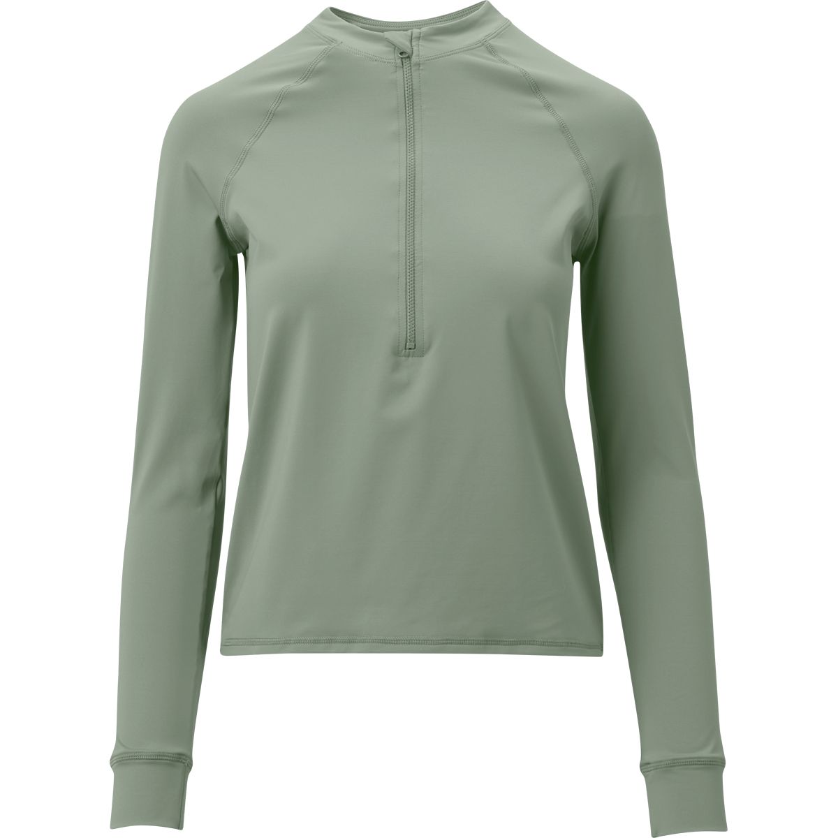 Ripzone Women's 1/2 Zip Long Sleeve Rashguard UPF 50