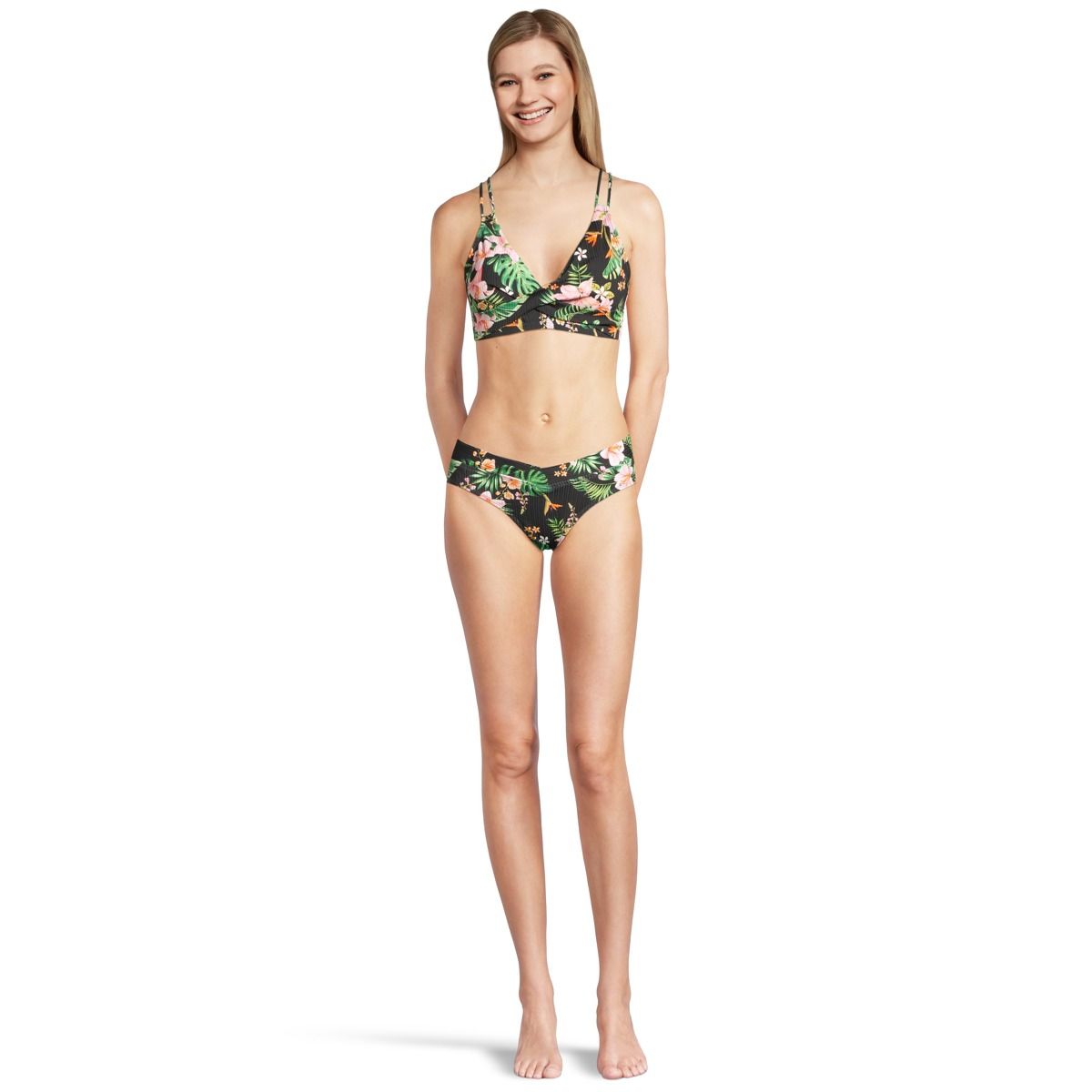 Ripzone Women's Medium Waist Bikini Bottom Swimwear