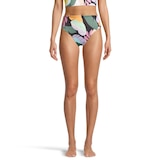 Ripzone Women's High Waist Bikini Bottom Full Coverage Front_Flat