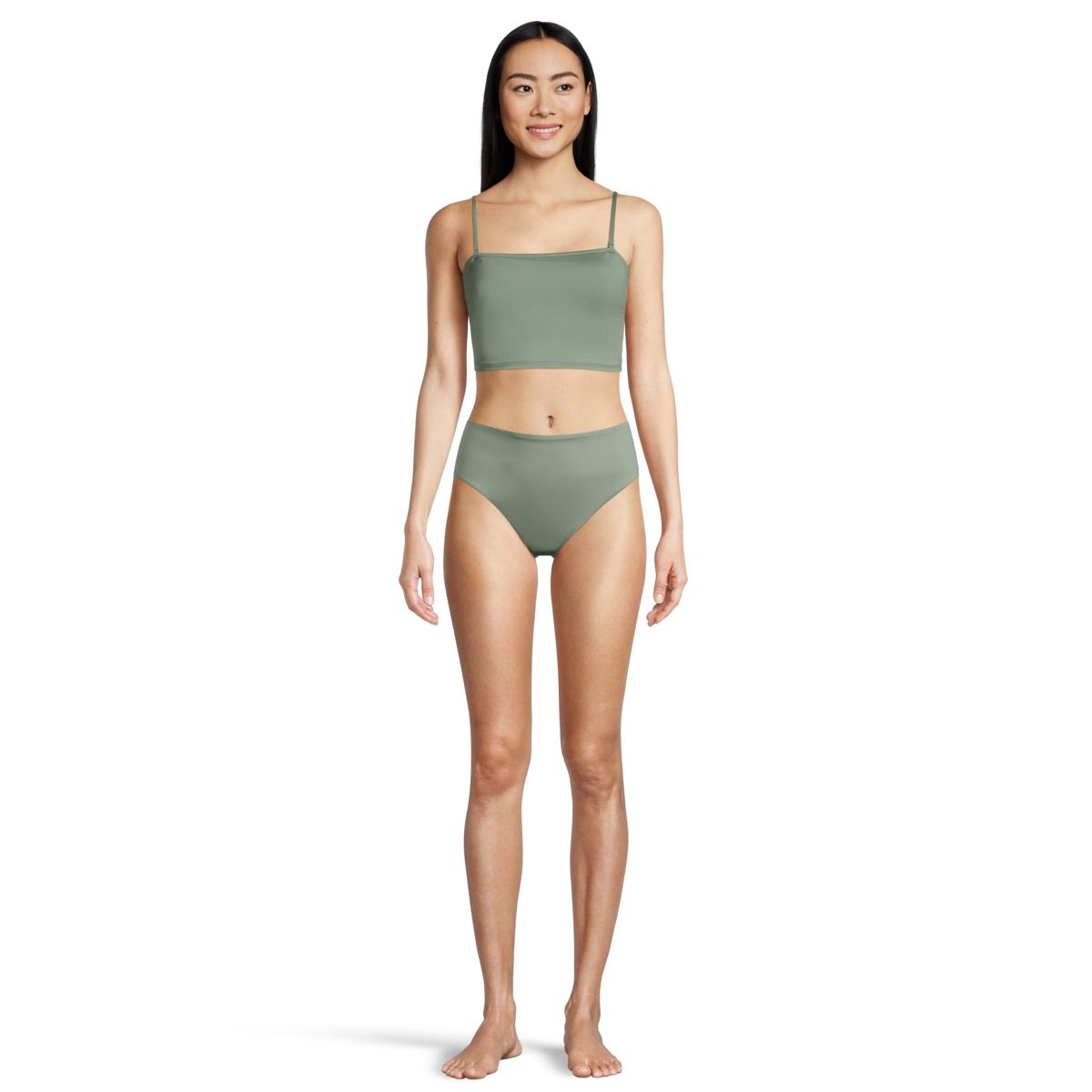 Ripzone Women's High Waist Bikini Bottom Full Coverage