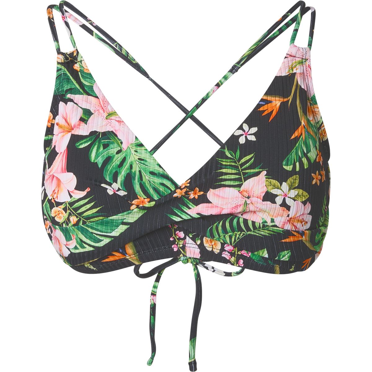 Ripzone Women's Fuller Cup Wrap Front Bikini Top