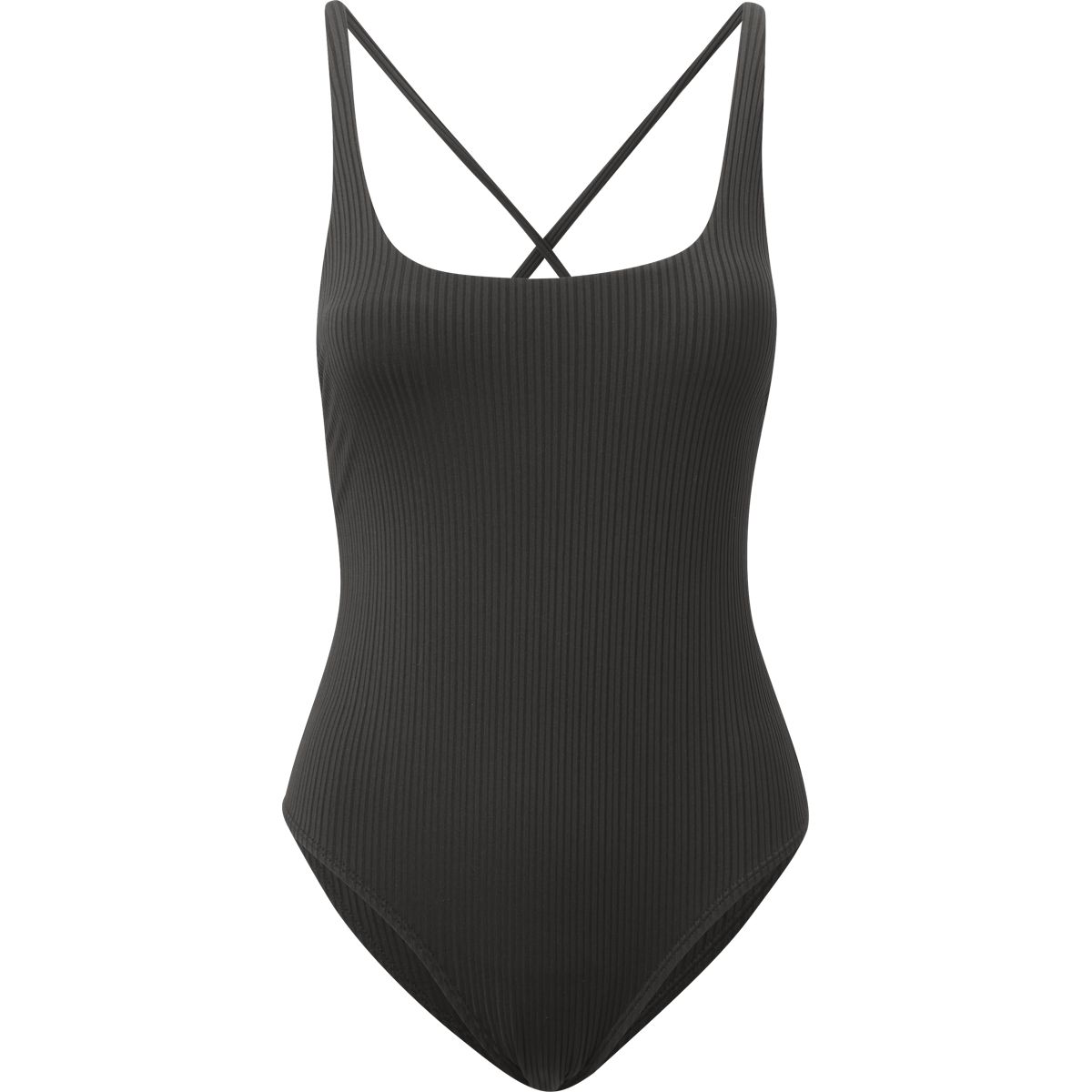 Ripzone Women's Strappy Ribbed Knit One Piece Swimsuit