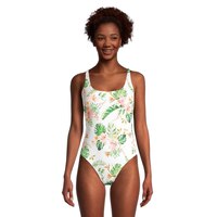 Ripzone Women's Strappy Ribbed Knit One Piece Swimsuit