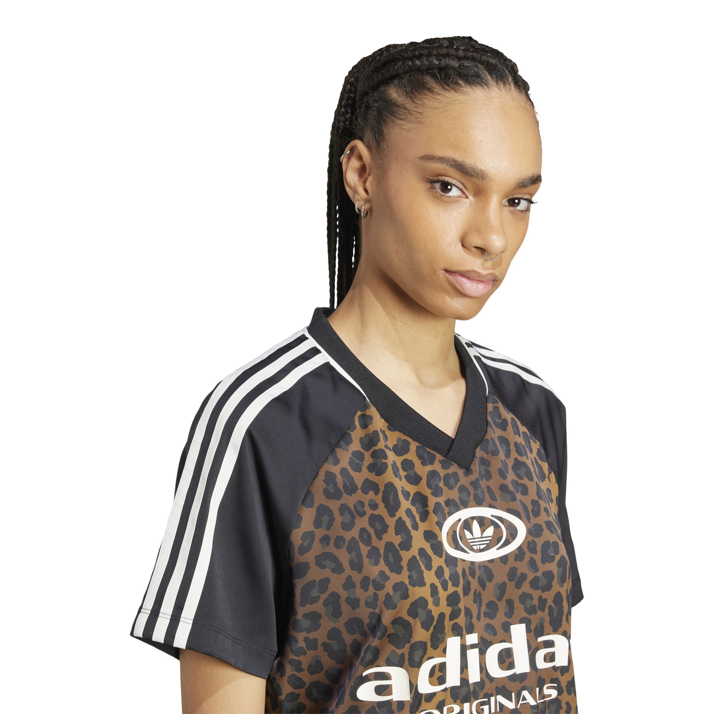 adidas Originals Women's Leo Printed Football Jersey