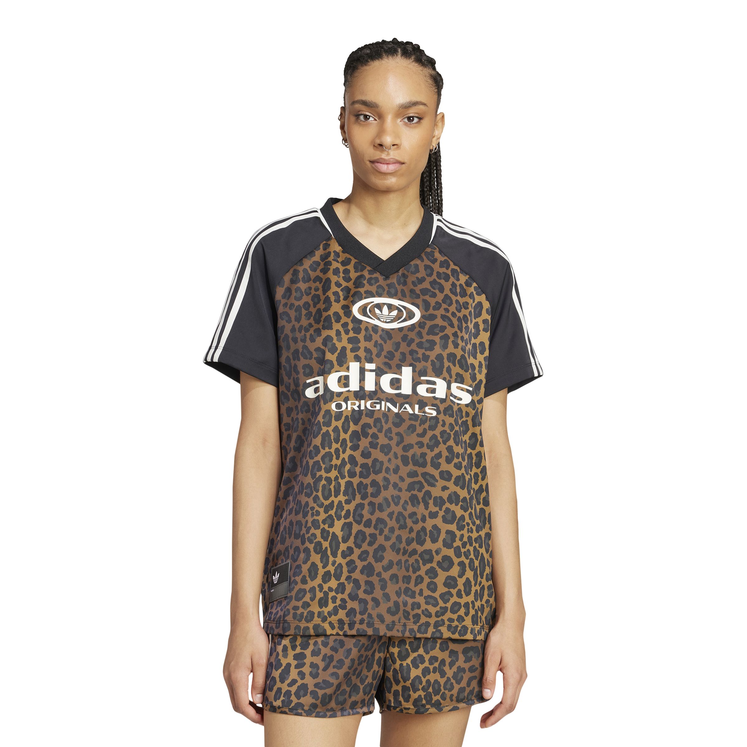 adidas Originals Women's Leo Printed Football Jersey