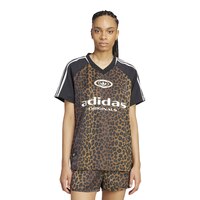 adidas Originals Women's Leo Printed Football Jersey Front_Flat