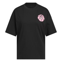 adidas Women's 49 Loose Fit Graphic T-shirt Front_Flat