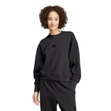 adidas Women's Cotton Fleece Sweatshirt Front_Angled_Left
