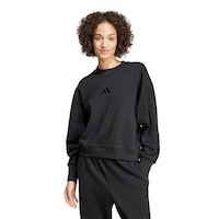 adidas Women's All SZN Sweatshirt Front_Angled_Left