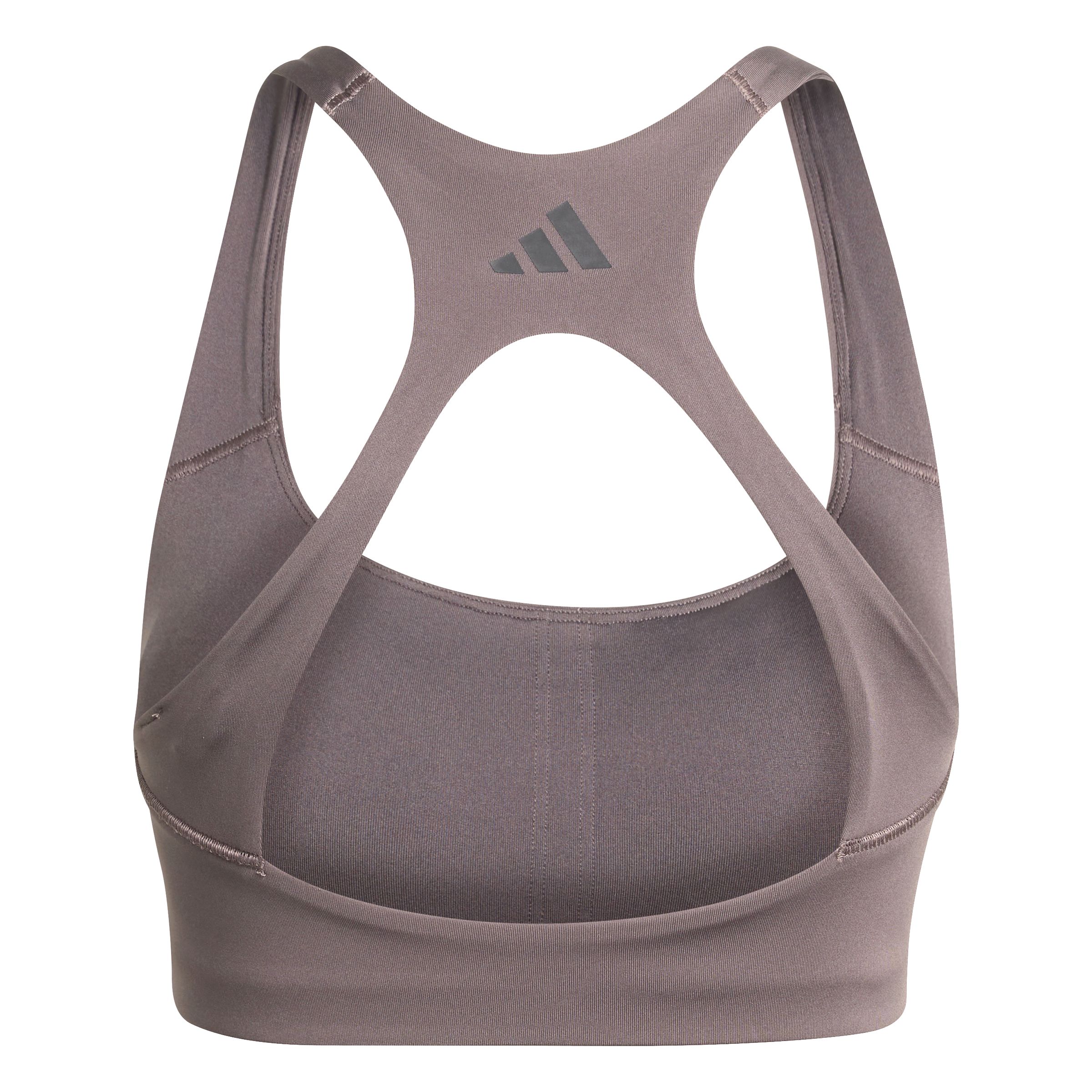 adidas Women's Optime 3-Stripes Medium Sports Bra