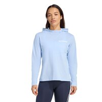 adidas Women's Terrex Lightweight Hiking Hoodie Front_Flat
