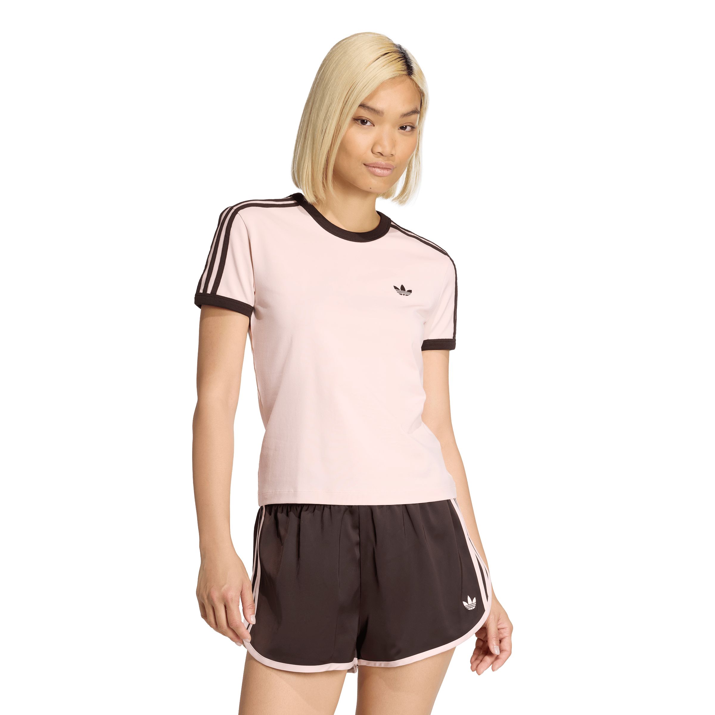 adidas Originals Women's 3-stripes Cotton Athletic T-shirt