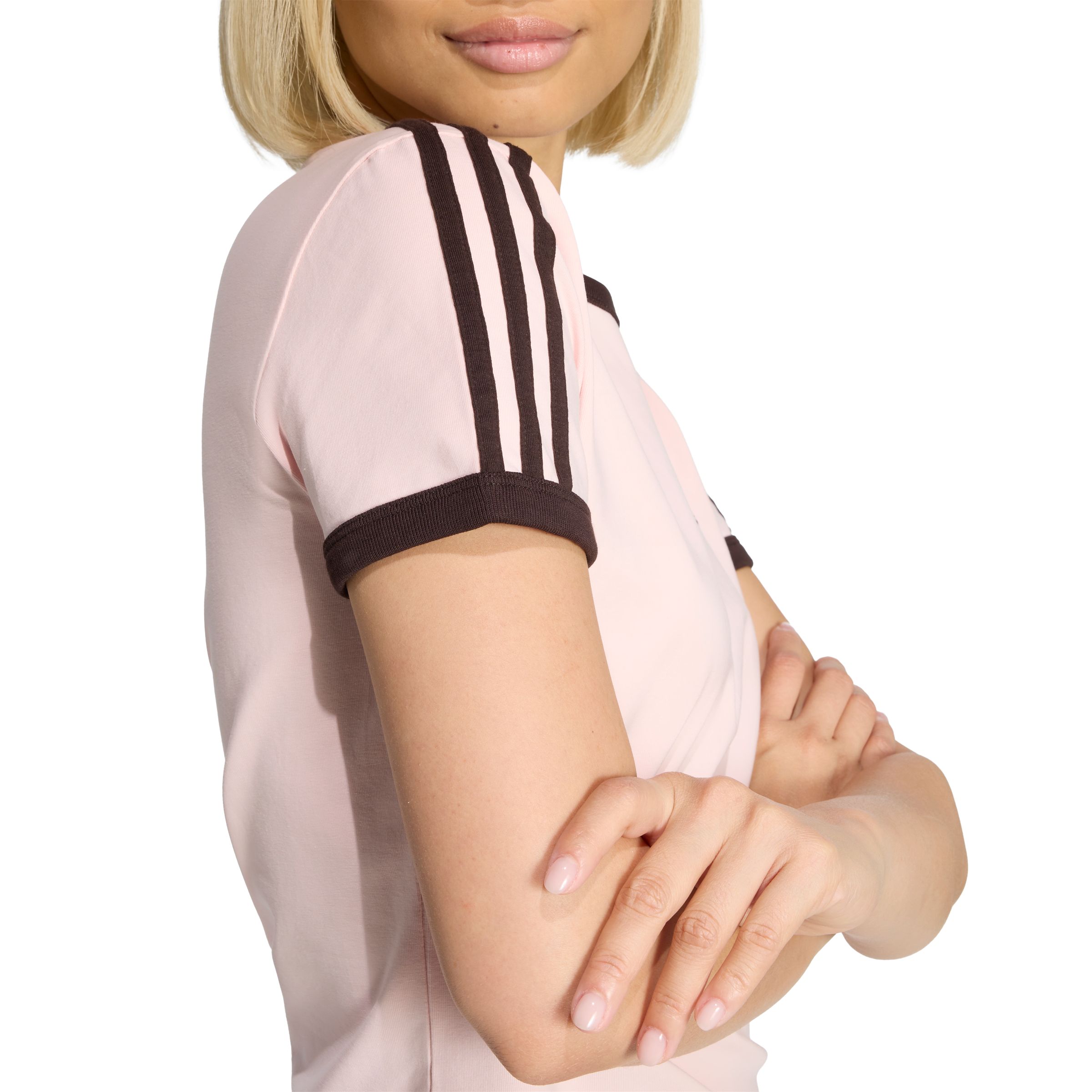 adidas Originals Women's 3-stripes Cotton Athletic T-shirt