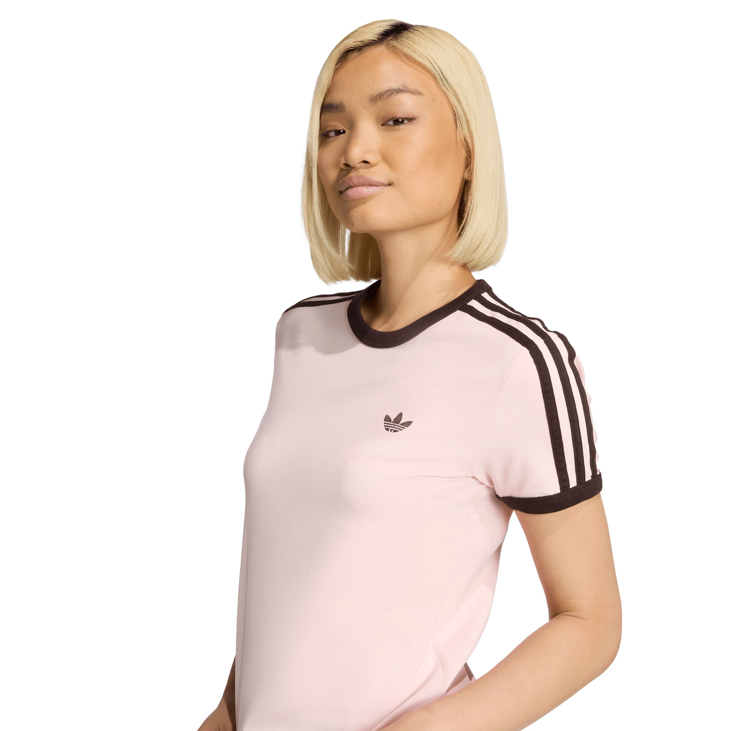 adidas Originals Women's 3-stripes Cotton Athletic T-shirt
