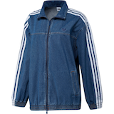 adidas Originals Women's Firebird Full-Zip Cotton Sportswear Jacket Front_Angled_Left