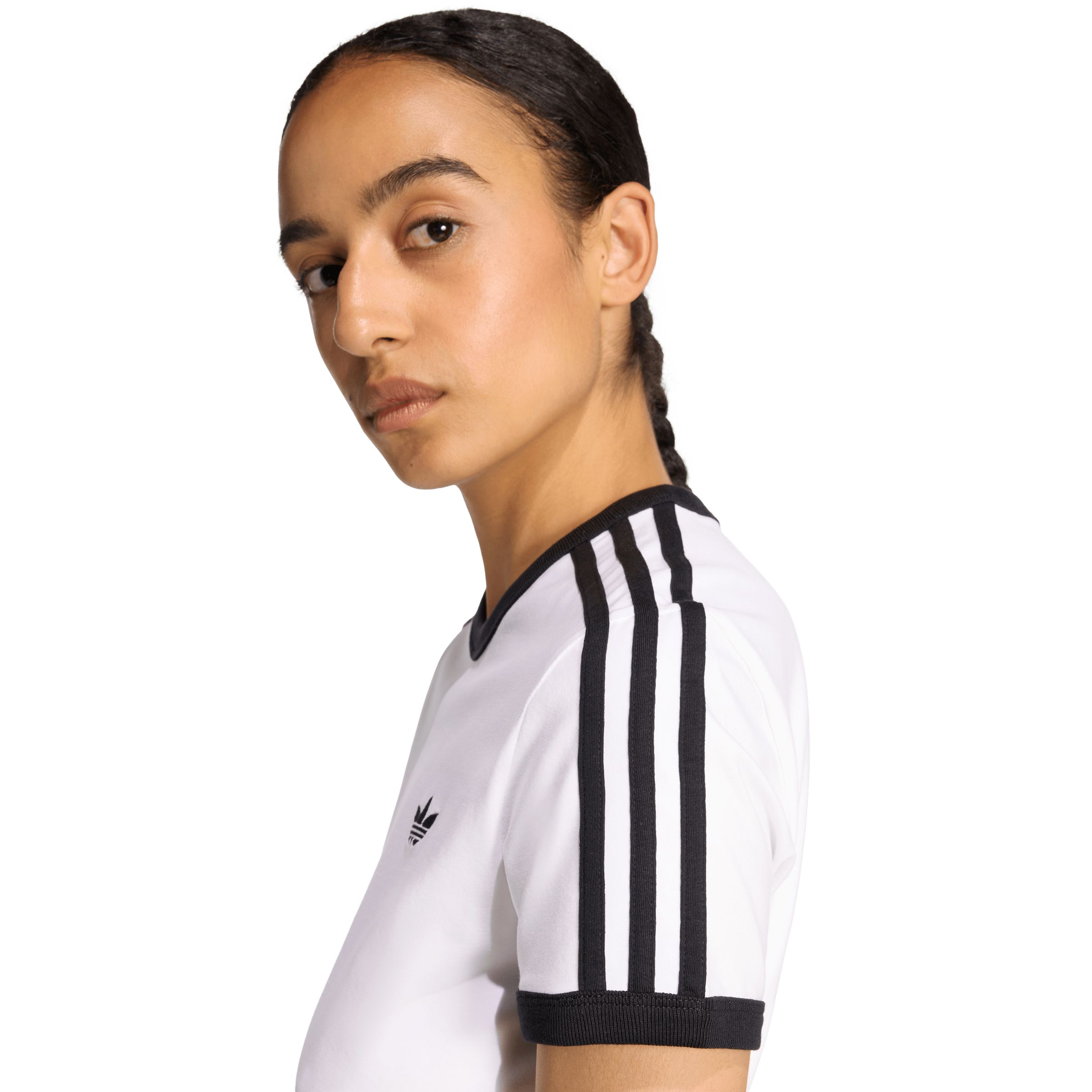 adidas Originals Women's 3-stripes Cotton Athletic T-shirt