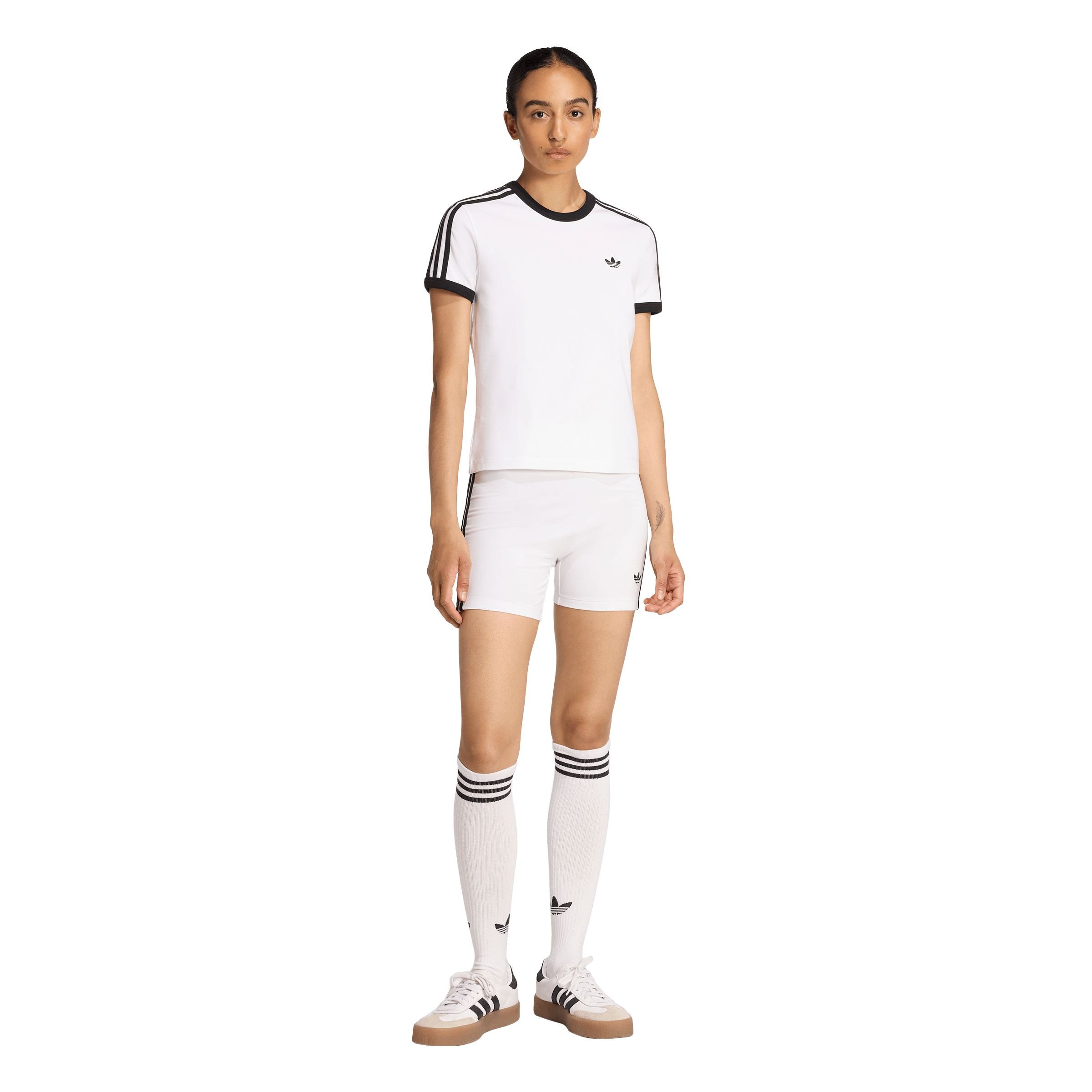 adidas Originals Women's 3-stripes Cotton Athletic T-shirt