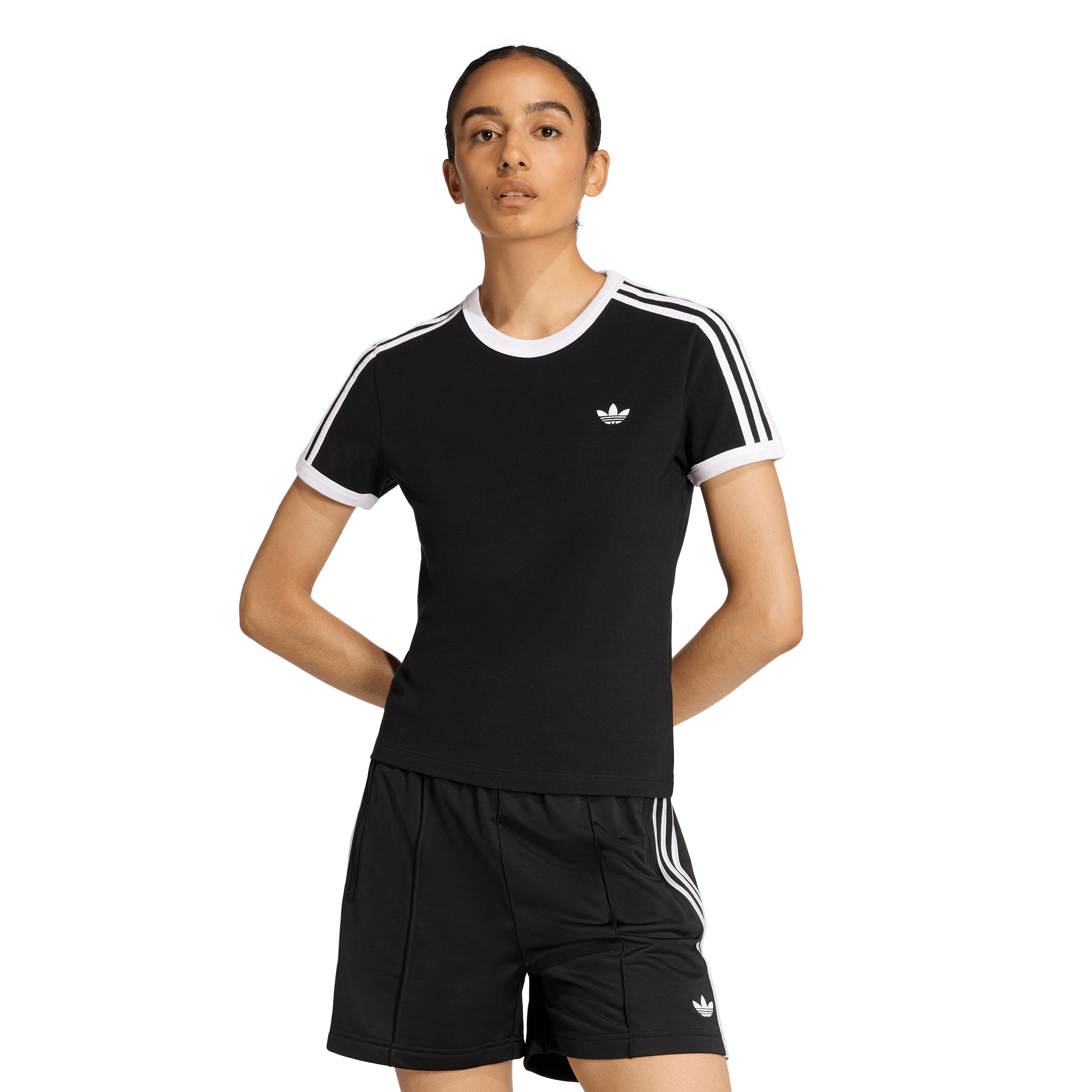 adidas Originals Women's 3-stripes Cotton Athletic T-shirt