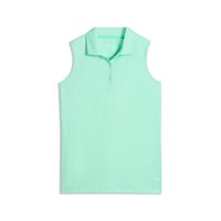 PUMA Women's Birdseye Golf Polo Tank Front_Flat