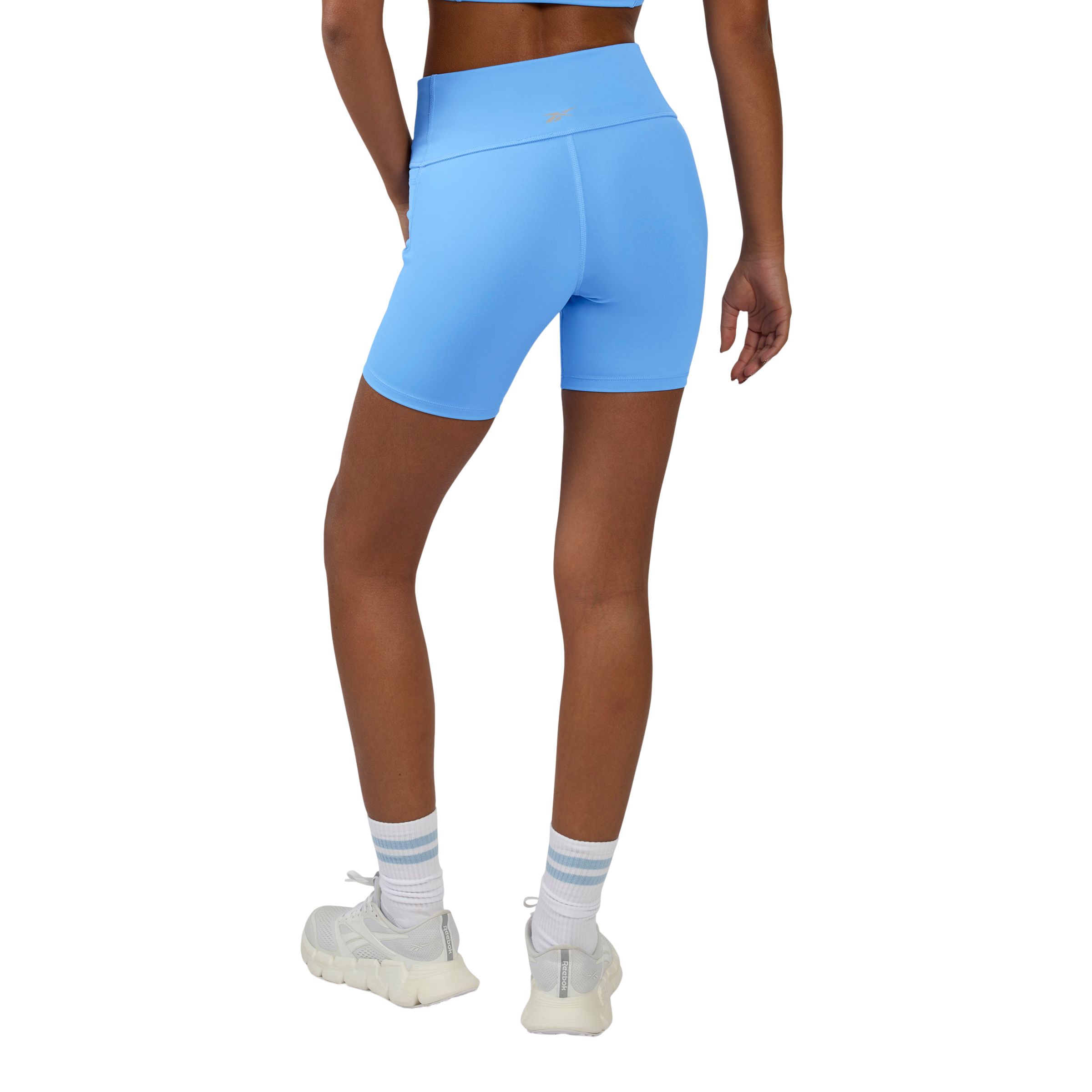 Reebok Women's Lux High-rise Bike Shorts with Sweat-wicking Fabric