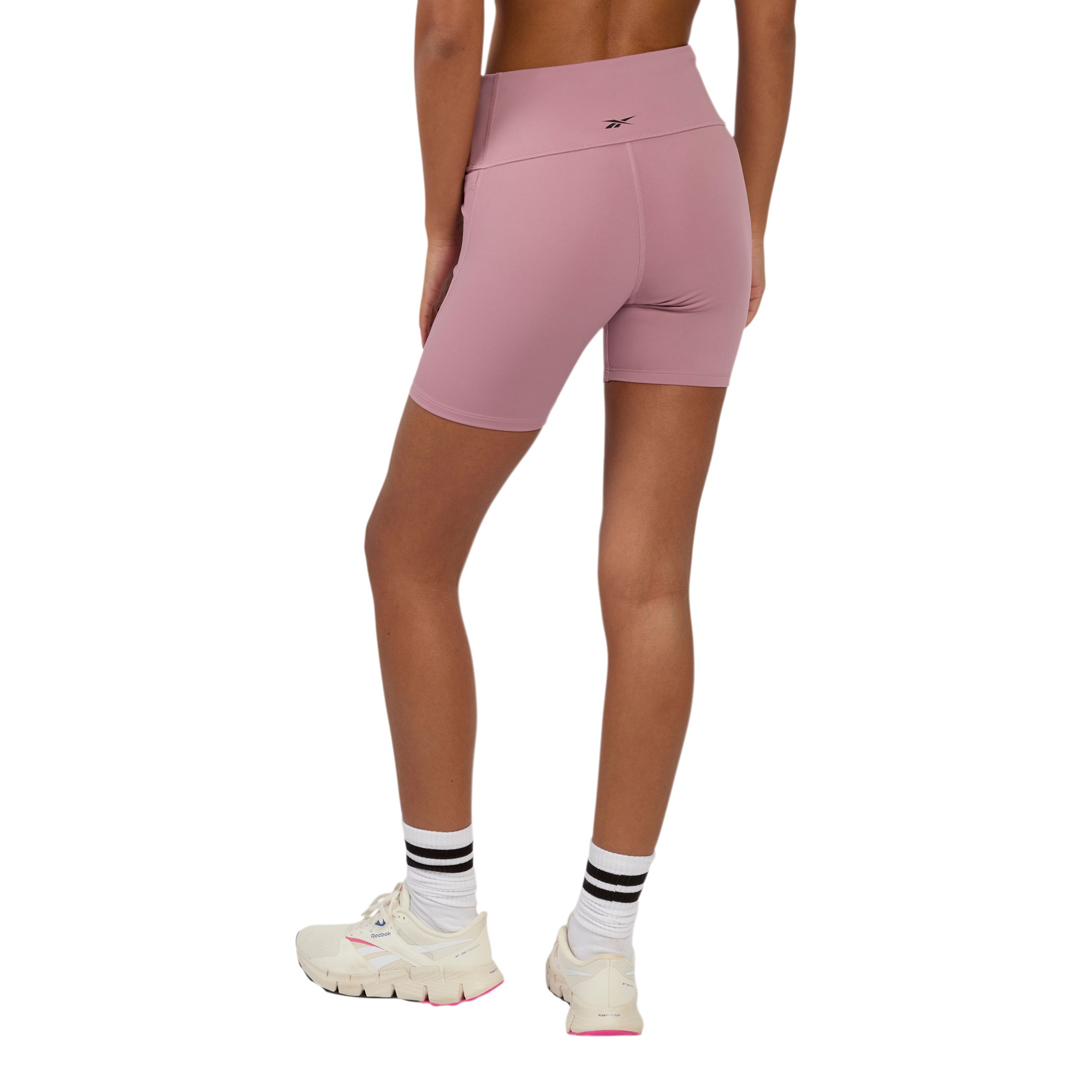 Reebok Women's Lux High-rise Bike Shorts with Sweat-wicking Fabric