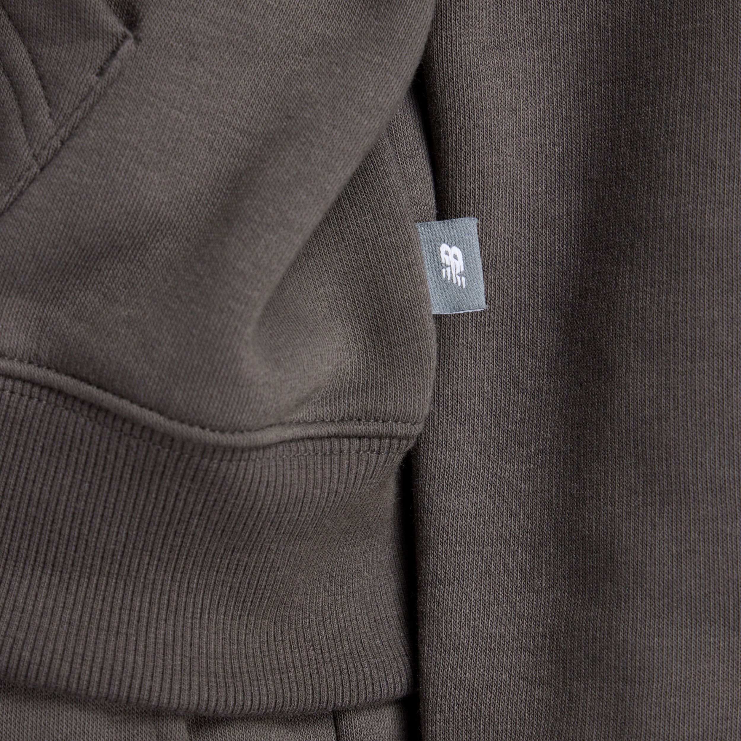 New Balance Women's Linear Heritage Fleece Full Zip Hoodie