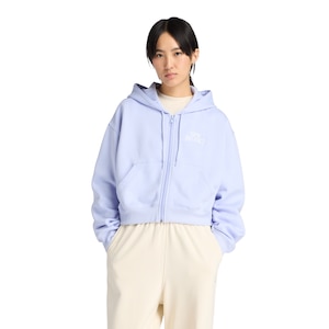 New Balance Women's Linear Heritage Fleece Full Zip Hoodie