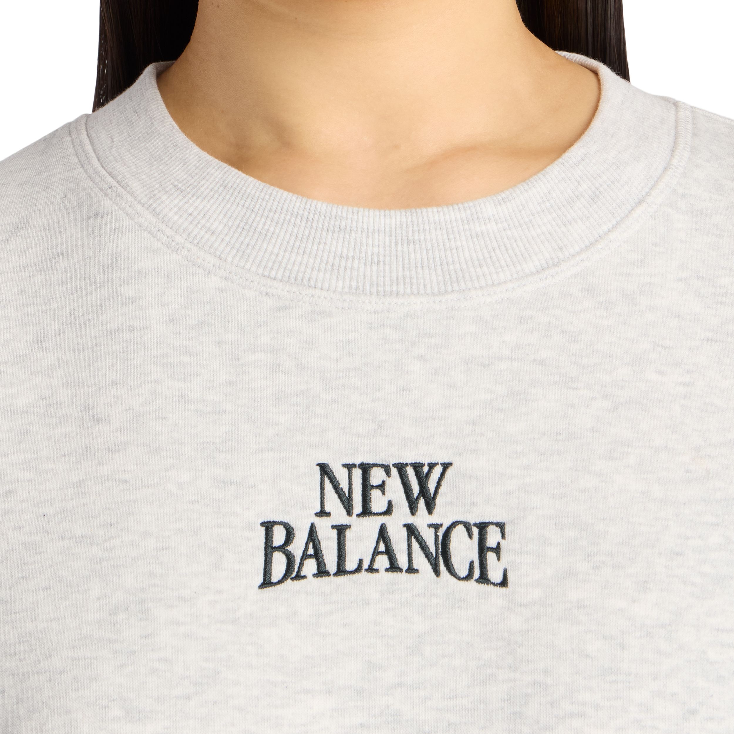 New Balance Women's Linear Heritage Fleece Sweatshirt