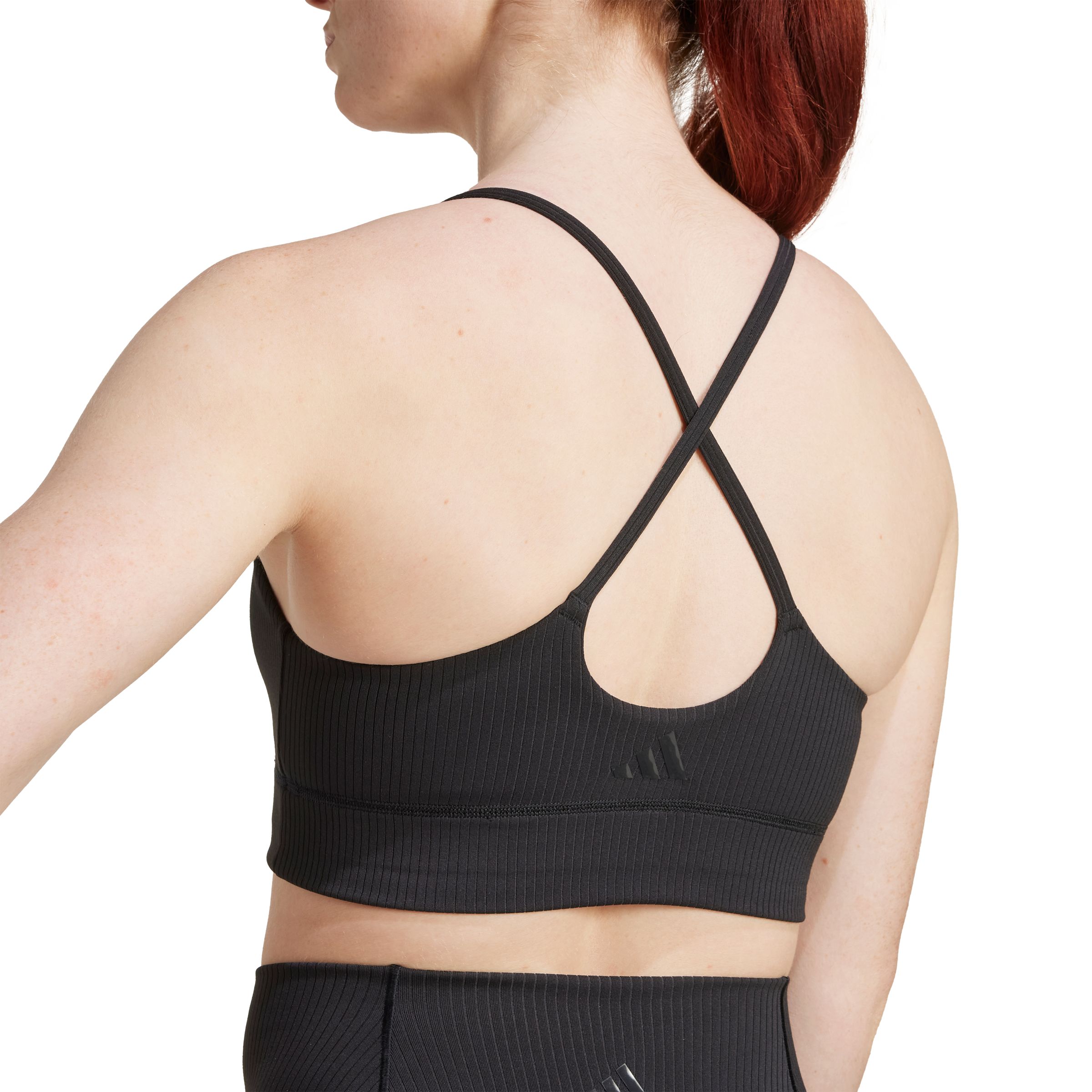 adidas Women's All Ribbed Light-support Sports Bra