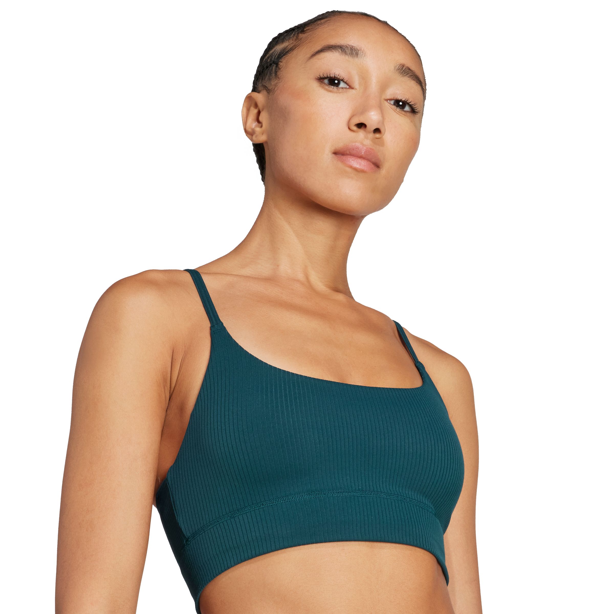 adidas Women's All Ribbed Light-support Sports Bra