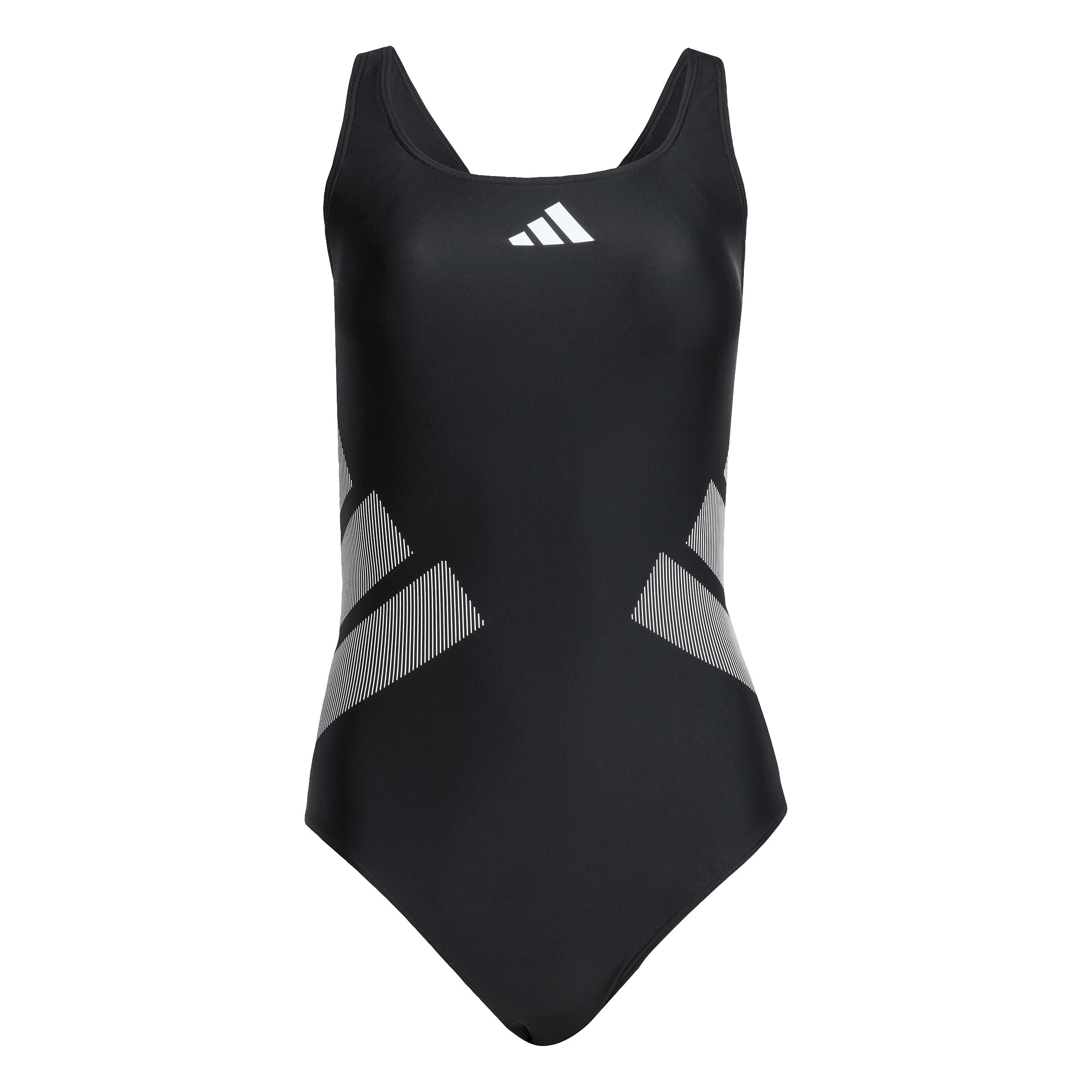 adidas Women's Logo C-back Quick-drying Swimsuit