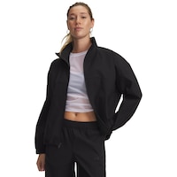 Under Armour Women's Unstoppable Woven Full-Zip Jacket Front_Flat