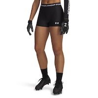Under Armour Women's HeatGear© Authentics Shorts Front_Angled_Left