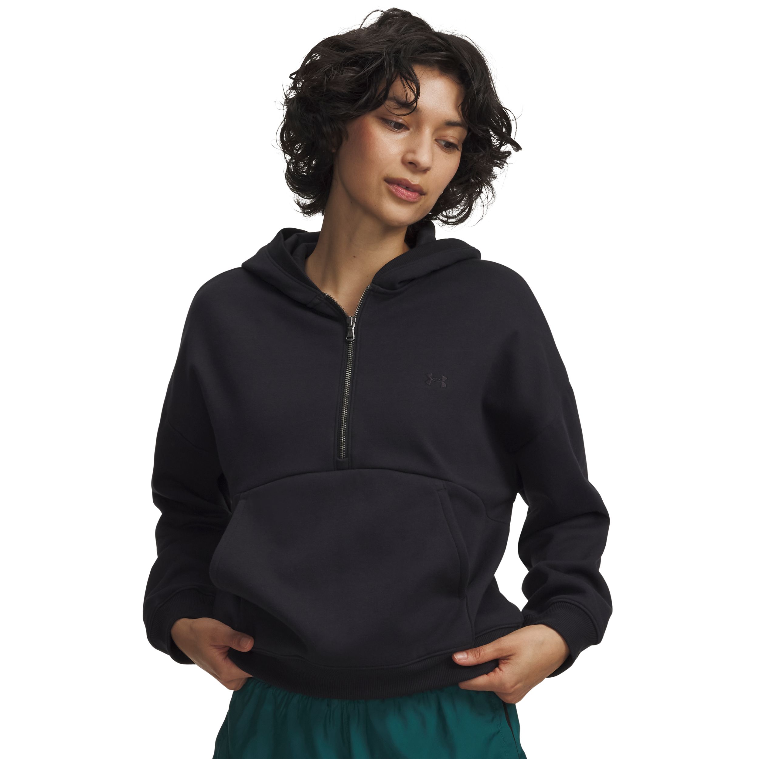 Under Armour Women's Icon Fleece 1/2 Zip Hoodie