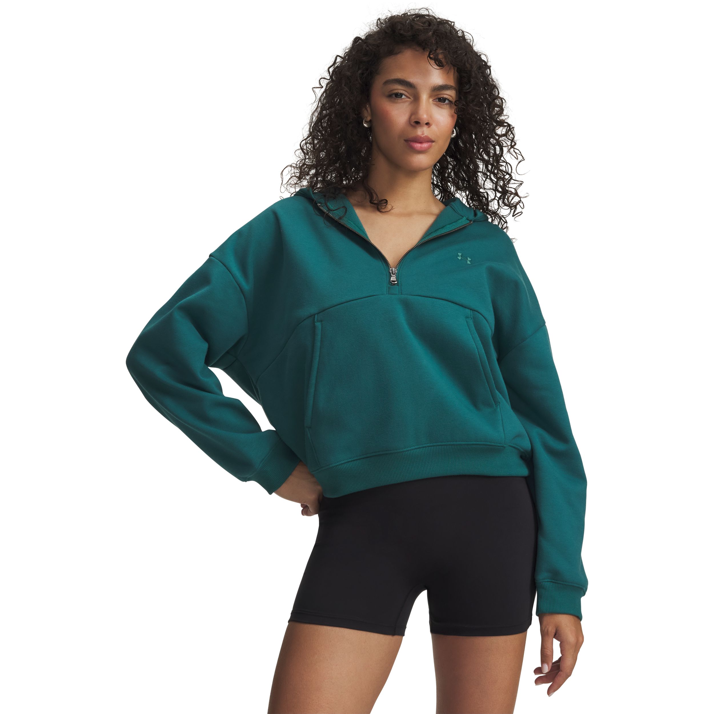 Under Armour Women's Icon Fleece 1/2 Zip Hoodie