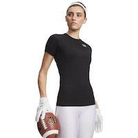 Under Armour Women's HeatGear© Compression T-Shirt Front_Angled_Right