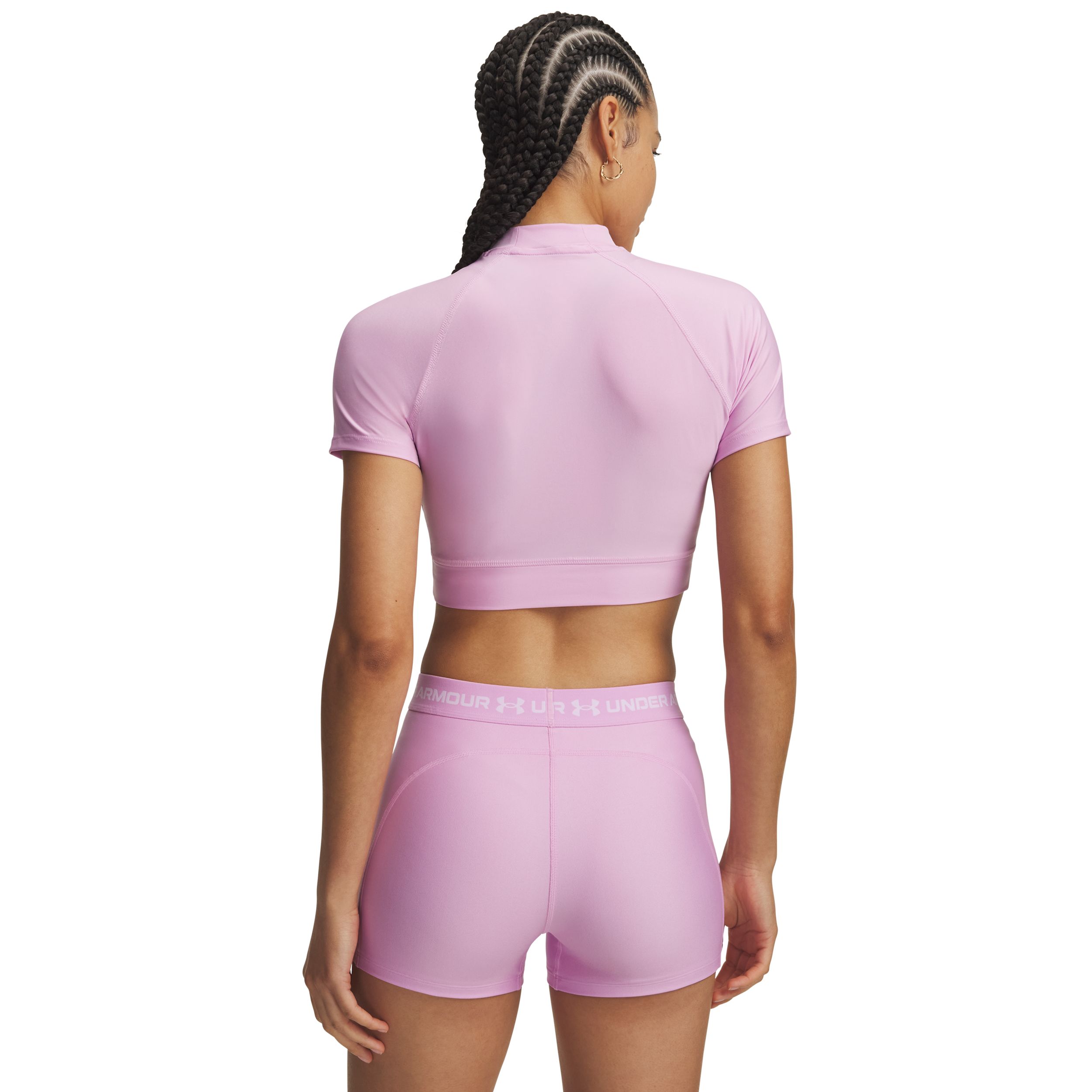 Under Armour Women's HeatGear© Crop Mock T-Shirt