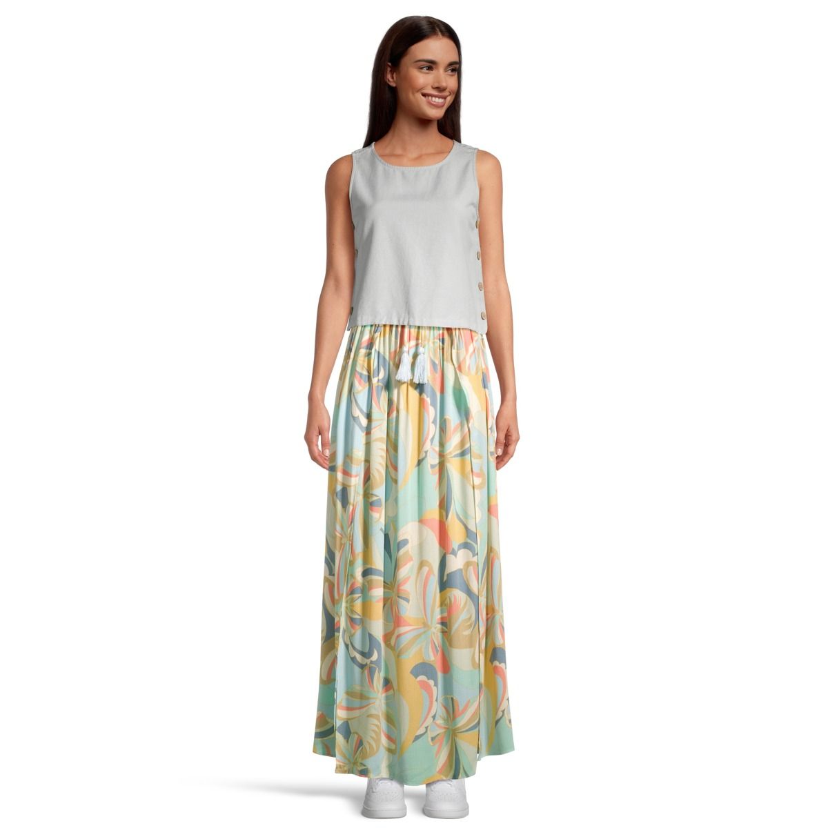O'Neill Women's Brooke Printed Beach Cover-Up Skirt