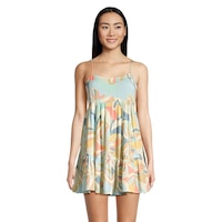 O'Neill Women's Rilee Printed Cover-Up Dress Front_Flat