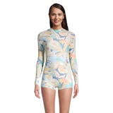 O'Neill Women's Shadow Bay Boyleg Long Sleeve Surfsuit Front_Flat