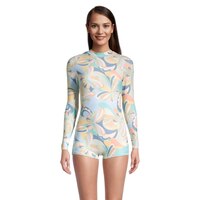 O'Neill Women's Shadow Bay Boyleg Long Sleeve Surfsuit Front_Flat