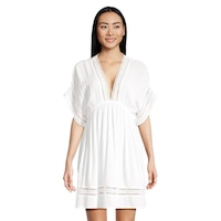 O'Neill Women's Kleo Beach Cover-Up Dress Front_Flat