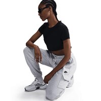 Nike Women's Club Fleece Cargo Jogger Pants Front_Angled_Left