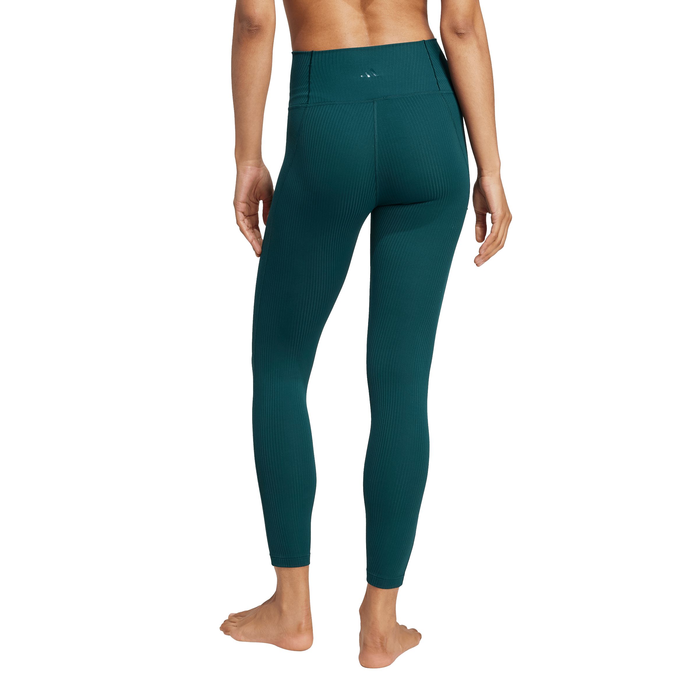 adidas Women's All Rib 7/8 Ribbed Fabric Leggings