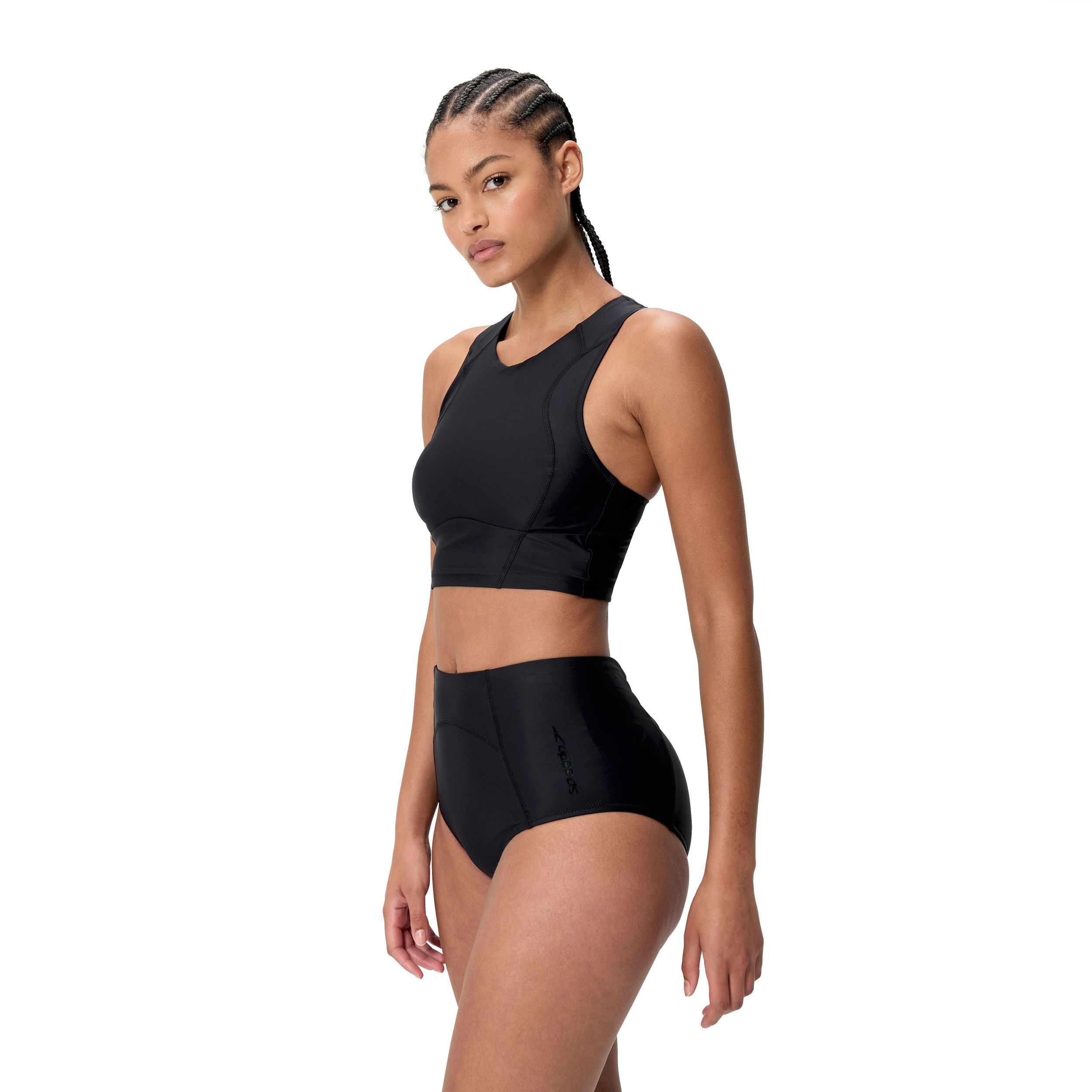 SPEEDO Women's Ocean Flex Chlorine Resistant Crop Top