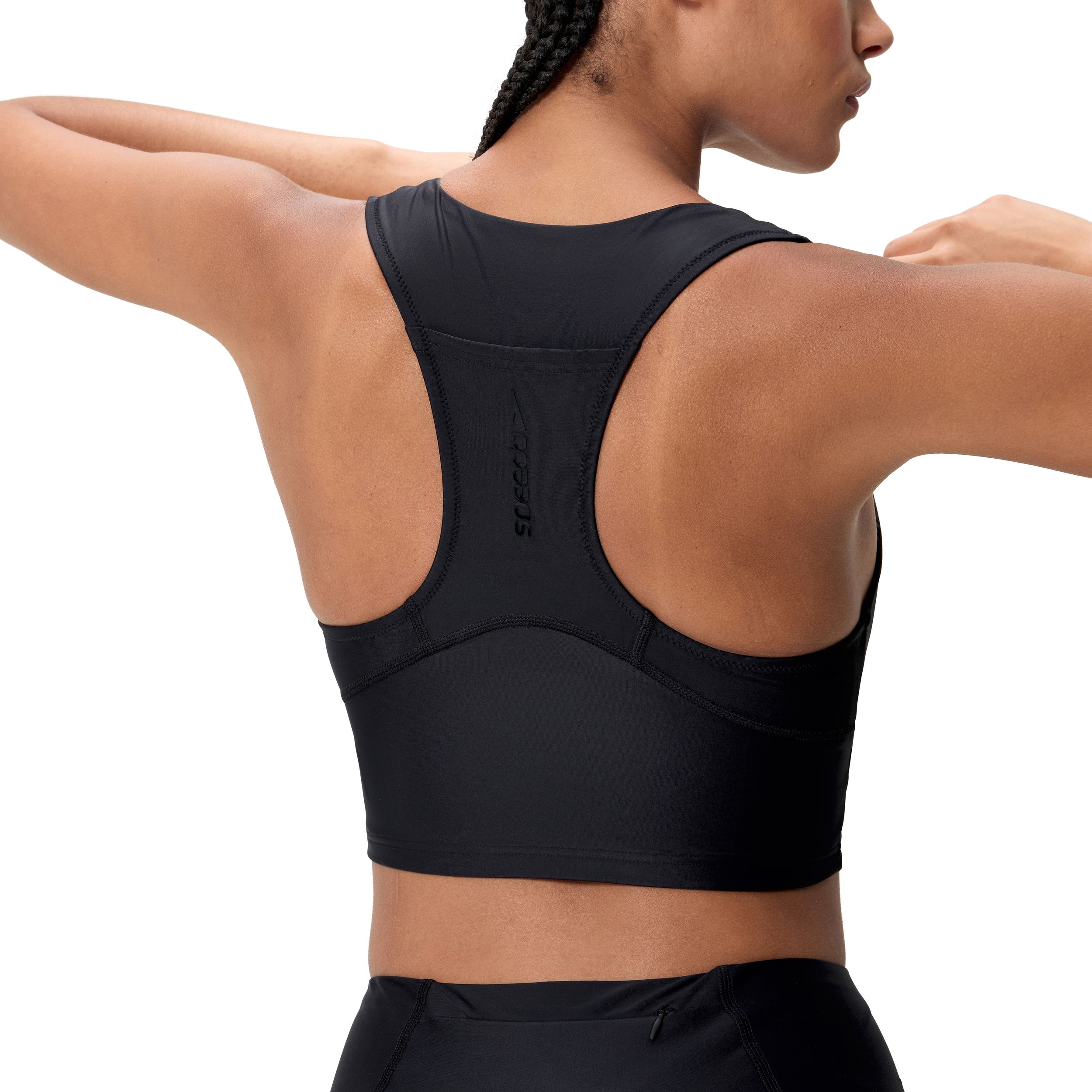 SPEEDO Women's Ocean Flex Chlorine Resistant Crop Top